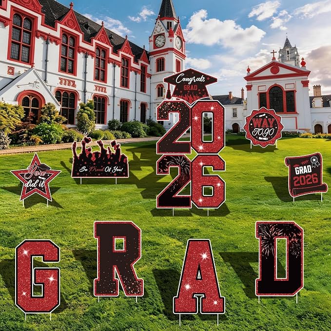 Graduation Yard Signs Class of 2026 Decorations, 2026 Sign - Image 9