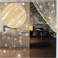 WILLBOND 4 Pcs String Curtains Glitter Fringe Curtains by Willbond+Technology+Limited