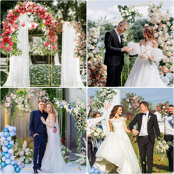7.2FT Metal Arch Backdrop Stand - Image 6