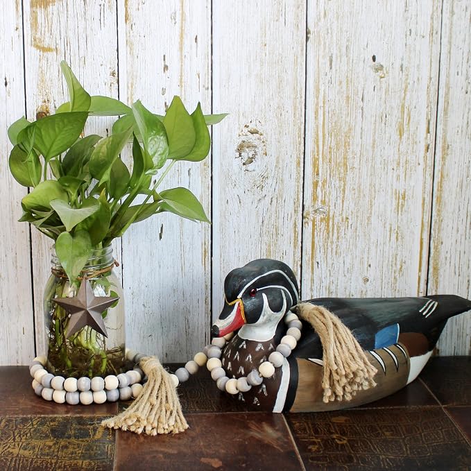 CVHOMEDECO. Wood Beads Garland - Image 5