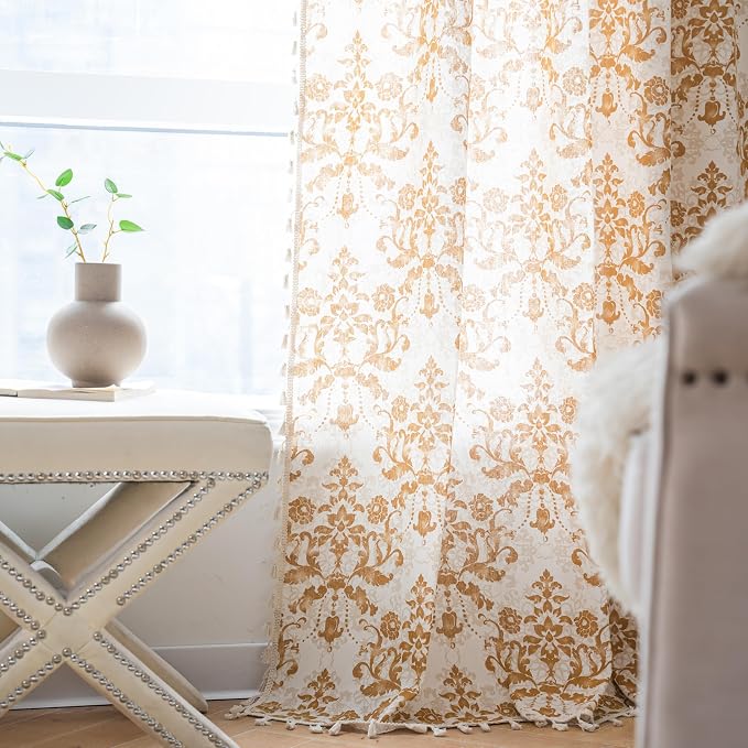 Sutuo Home Boho Curtains for Bedroom Living Room 96 Inches Length Long - Image 7