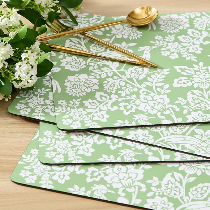Laura Ashley Cork Placemats, 16 x 12-inch, Adain Palace | Ideal - Image 4