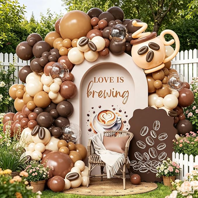 Love is Brewing Decorations for Love is Brewing Bridal Shower Wedding | 148Pcs - Image 6