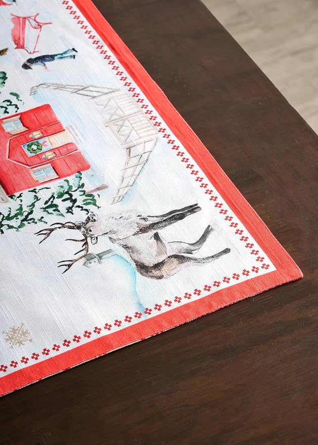 Maison d' Hermine Placemats Set of 4 Reusable 100% Cotton | Cloth Place Mats - Image 8