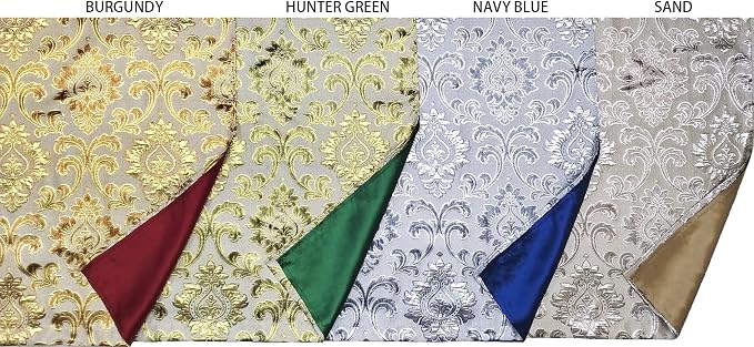 GOHD Samba Star Jacquard Window Curtain 2PC Panels.W54 xL90.Navy Blue - Image 7