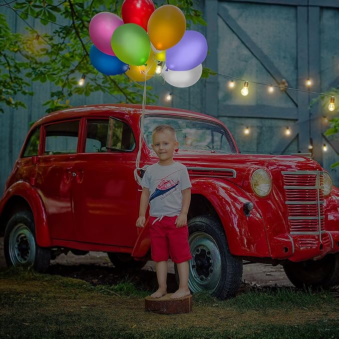 Light Up Balloons, 32 Pack, 8 Colors, Flashing LED Balloons | Glow in the dark - Image 5