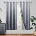 DWCN Grey 100% Blackout Curtains by DWCN