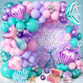 106pcs Mermaid Balloon Garland Arch Kit by Jenlion