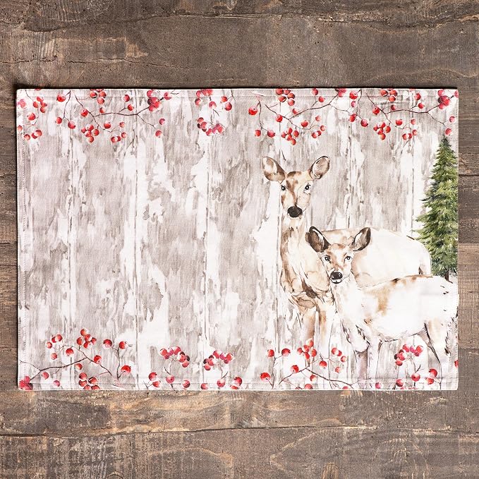 Maison d' Hermine Placemats Set of 4 Reusable 100% Cotton | Cloth Place Mats - Image 8