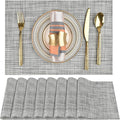 SLKQG Gray Placemats Set of 8 by SLKQG