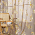 Sutuo Home Taupe Sheer Curtains 63 Inch Length 2 Panels Set, Privacy Window by SutuoHome