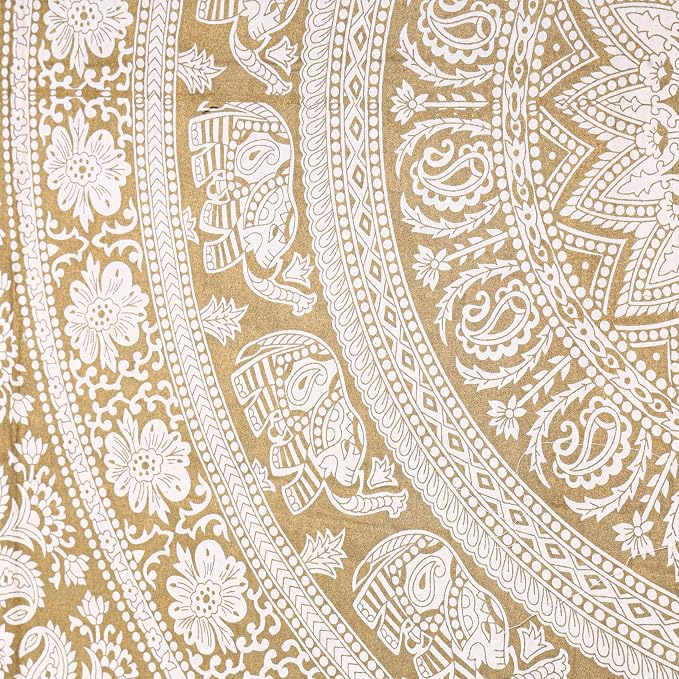 Bless International Beautiful Indian Bohemian Psychedelic Hippie Elephant - Image 3