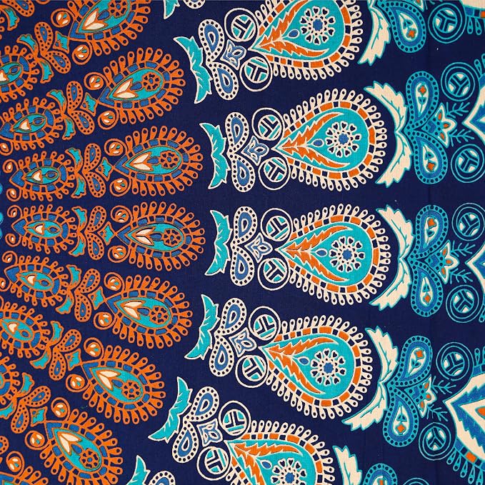 Bless International Beautiful Indian Bohemian Psychedelic Hippie Peacock - Image 3