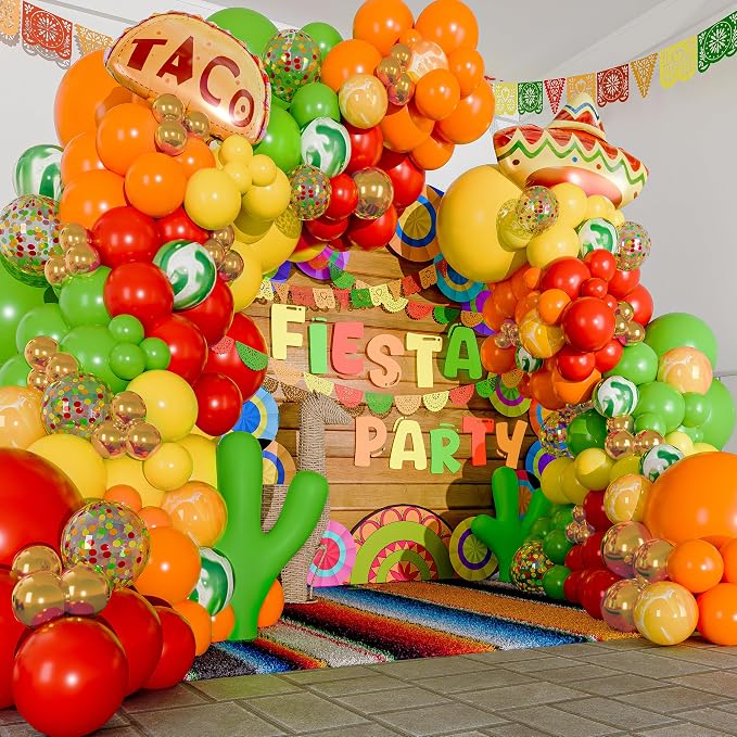 ALL-IN-1 Mexican Balloons Arch Kit & Garland - Image 6