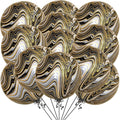 KatchOn, 4D Black and Gold Marble Balloons by KatchOn
