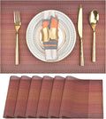 SLKQG Red Placemats Set of 6 by SLKQG