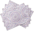 Maison d' Hermine Placemats Set of 4 Reusable 100% Cotton | Cloth Place Mats by MaisondHermine