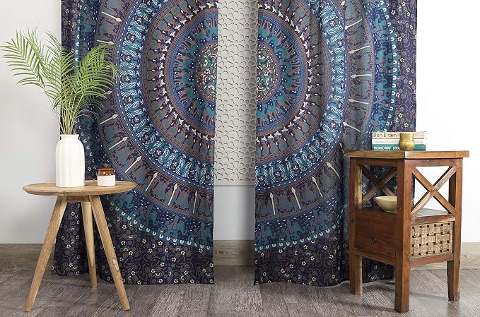 Popular Handicrafts Indian Hippie Bohemian Beautiful Elephant Blue Tarquoise - Image 2
