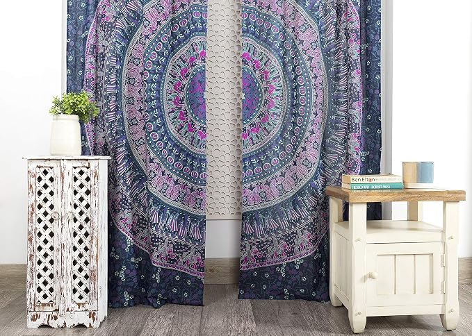Popular Handicrafts Indian Hippie Bohemian Beautiful Elephant Blue Color - Image 2