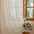 Sutuo Home White Boho Lace Curtains 2 Panels by SutuoHome