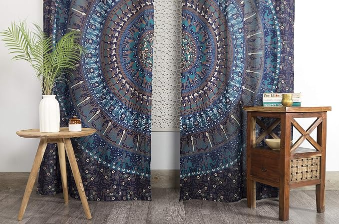 Popular Handicrafts Indian Hippie Bohemian Beautiful Elephant Blue Color - Image 2
