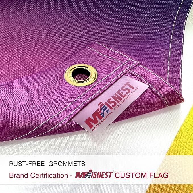 Double Sided Custom Flag 4x6 FT Personalized Outdoor Flags Banners Design Print - Image 4