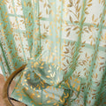 Sutuo Home Green Sheer Curtains 72 Inch Length 2 Panels Set, Privacy Voile by SutuoHome