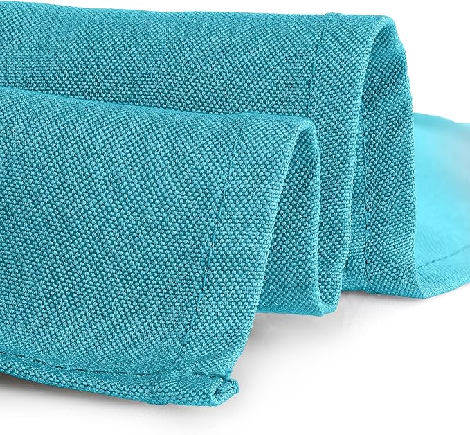 Gee Di Moda Square Tablecloth - 52 x 52 Inch Caribbean Table Cloth for Small Square or Round Tables - Heavy Duty Washable Fabric - for Buffet Table, Holiday Party, Dinner, Wedding & Baby Shower