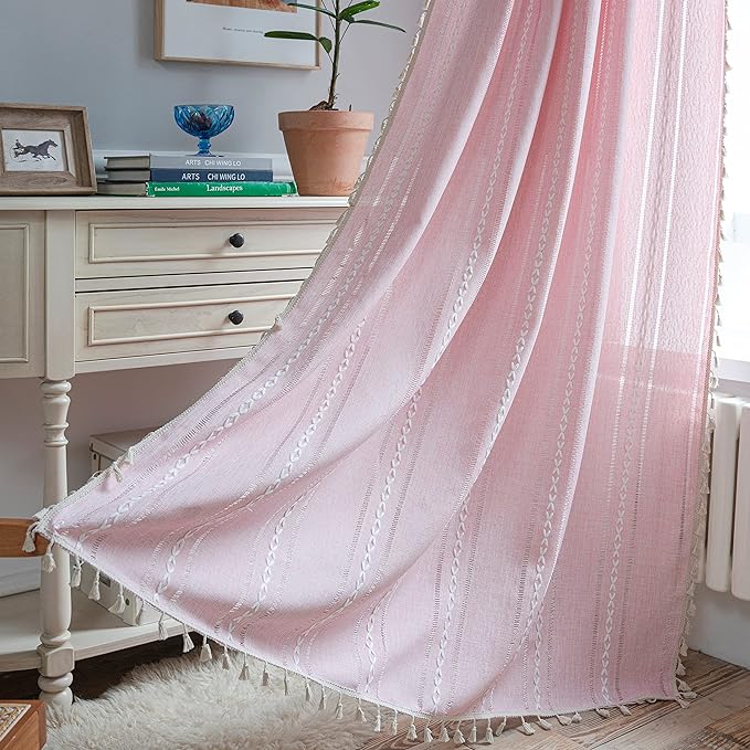 Sutuo Home Boho Curtains for Bedroom Living Room Nursery Kitchen, Light by SutuoHome