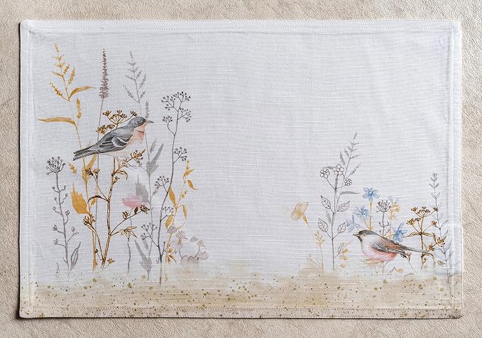 Maison d' Hermine Placemats Set of 4 Reusable 100% Cotton | Cloth Place Mats - Image 2