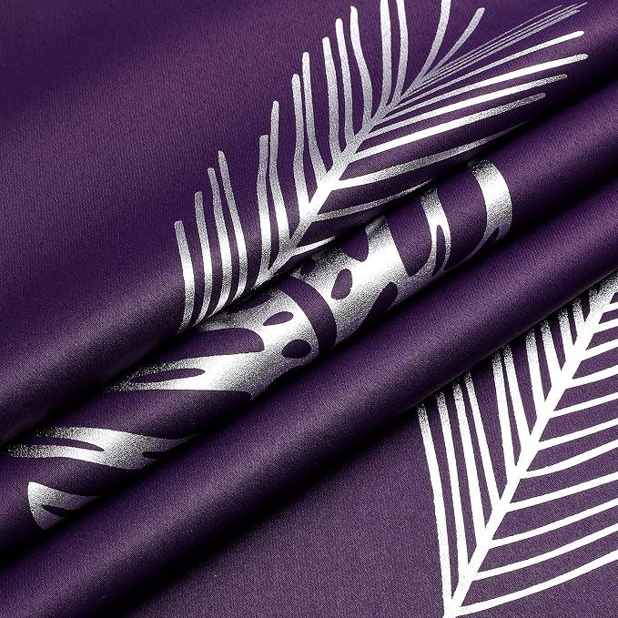 Purple Blackout Curtains for Sliding Door - Image 8