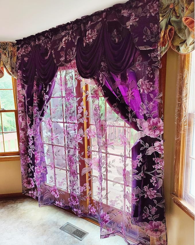 GOHD Roman Romance Window Curtain by GOHDGoldenOceanHomeDecor