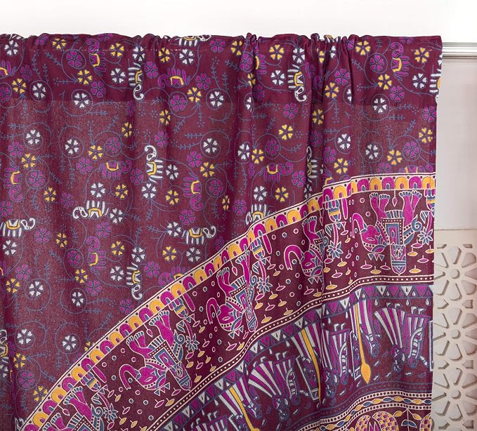 Popular Handicrafts Indian Hippie Bohemian Beautiful Elephant Maroon Pink Color - Image 4