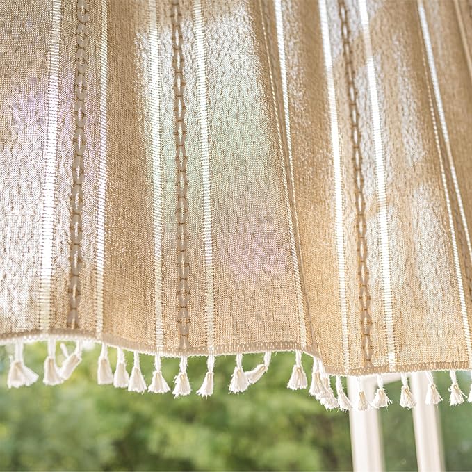 Sutuo Home Boho Curtains Valance 18 inch - Image 8