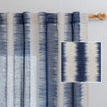 MYSKY HOME Navy Blue Curtains 95 Inch Length 2 Panels Set, Soft Touch Semi by MYSKYHOME