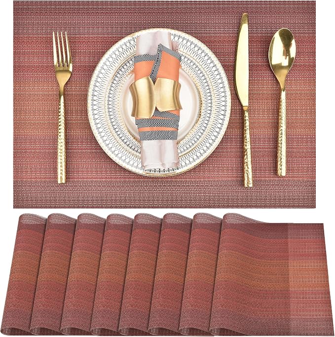 SLKQG Placemats Set of 8 by SLKQG