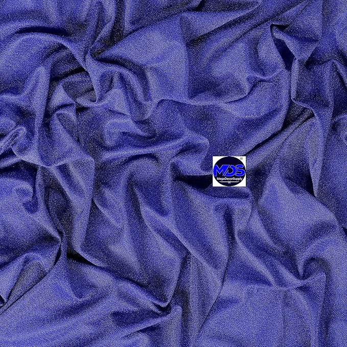 MDS Halloween Chiffon Draping Fabric - 1 Panel, 30" Wide x 40ft Long - Sheer Spooky Arbor & Canopy Drapery for Haunted House Backdrops, Party Ceilings, DIY Costumes & Themed Events - Royal Blue