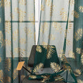 Sutuo Home Dark Green Sheer Curtains 96 Inches Long 2 Panels Set, Window by SutuoHome