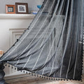 Sutuo Home Boho Curtains for Bedroom Living Room Kitchen, Semi Blackout Linen by SutuoHome