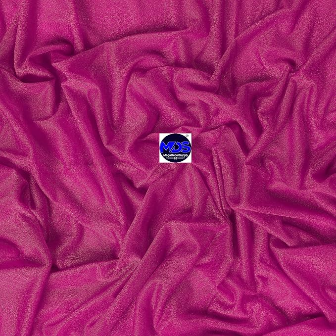 MDS Halloween Chiffon Draping Fabric - 1 Panel, 30" Wide x 100ft Long - Sheer Spooky Arbor & Canopy Drapery for Haunted House Backdrops, Party Ceilings, DIY Costumes & Themed Events - Magenta
