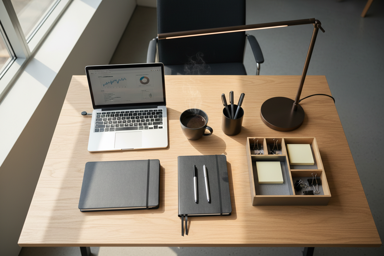 At EliteDesk, we understand that a well-equipped workspace is the cornerstone of success. That’s why we specialize in providing high-quality office supplies designed to make every workday smoother, more efficient, and more enjoyable. Whether you’re managing a busy corporate office, running a startup, or organizing a home workspace, EliteDesk has the tools you need to perform at your best. (make it real photo)